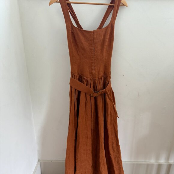 Linennaive Corset Style Linen Dress - Picture 3 of 4
